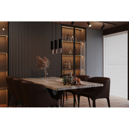 Lampa wisząca LOOPEZ 3P SL.0955 czarny/złoty 3xGU10