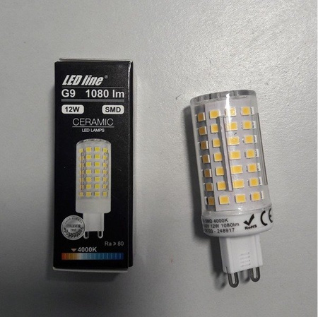 Żarówka Led G9 12W zimna 6000K