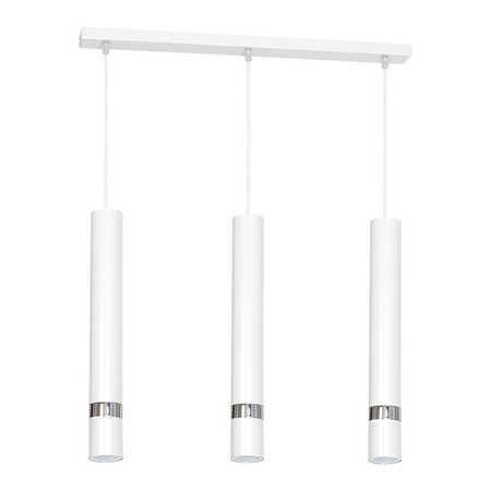 Lampa wisząca JOKER, MLP1348, biały/chrom, 3x8W GU10