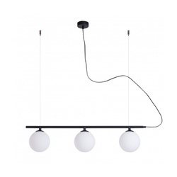 Aldex Lampa wisząca BERYL 3, 1006E_1, czarny/biały, 3x40W E14