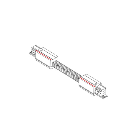 Łącznik giętki natynkowy systemu CTLS POWER FLEX CONNECTOR WHITE 8698 biały