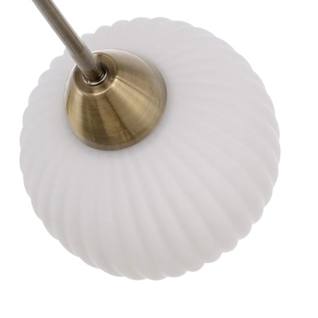 Lampa Sufitowa Pavia 3xE27 Max.60W Patyna Metal/Białe Szkło 8270311