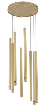 Nowoczesna lampa wisząca SOPEL LASER 8 złoty 33233