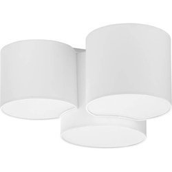 Nowoczesna lampa sufitowa MONA WHITE 3441 3xE27 3441
