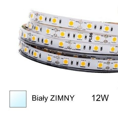 Prof taśma LED 12W 2835 9000K zimna IP64 5m