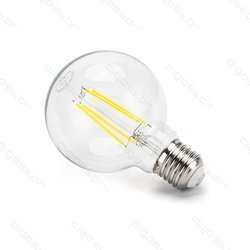 Żarówka LED kulka Filament E27 8W G80 zimna 6500K