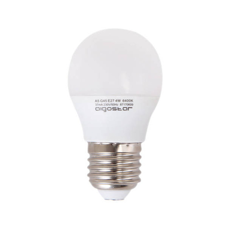 Żarówka LED E27 5W zimna 6400K A5 G45