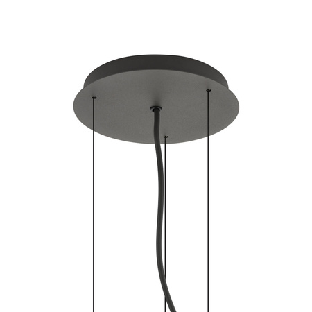 Lampa wisząca SATELLITE M śr. 58cm 7xE27 | szary 11232