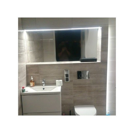 Profil LED P11-1 do płytek IP65 100cm | do osłonek C5 | czarny