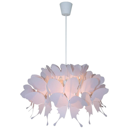 Młodzieżowa lampa FARFALLA 1 motyle różowa