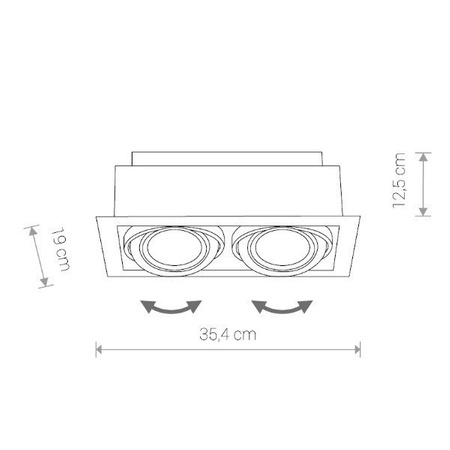 Lampa wpuszczana DOWNLIGHT SILVER ES111 9572