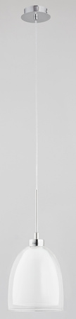 Lampa wisząca ALFA RONDA BIAŁA 1xE27 18cm | 9122
