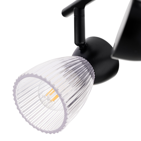 Lampa sufitowa BEST BLACK 2xE14