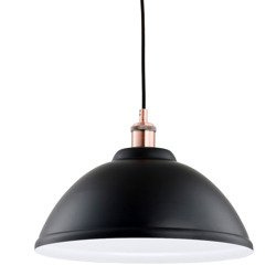 Lampa sufitowa IDIFOR I czarny śr. 37cm