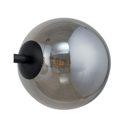 Lampa sufitowa, szklane kule ROMA 4 szary 32081