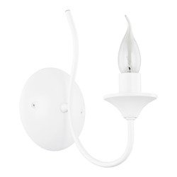 Kinkiet świecznik UNITY biały