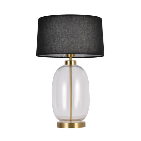 Lampa stołowa Amur 58cm E27 | biały/transparenty