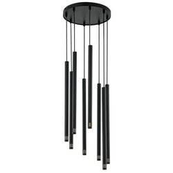 Nowoczesna lampa wisząca SOPEL LASER 8 czarny 33231