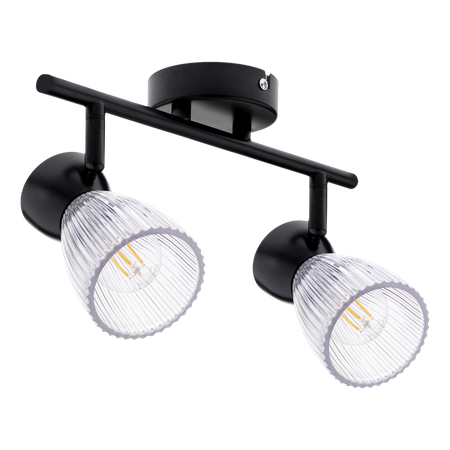 Lampa sufitowa BEST BLACK 2xE14