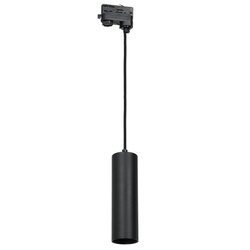 Reflektor do szynoprzewodów Pipe Track Pendant Light Black 1xGU10 3FAZY