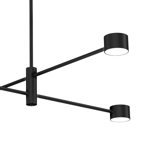 Lampa sufitowa CROSS BLACK 4xGX53