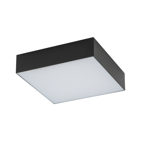 Plafon LID SQUARE LED 16cm 25W barwa ciepła 3000K | czarny