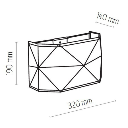 Nowoczesny kinkiet KANTOOR 3269 3269