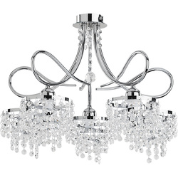 Lampa sufitowa ALFA DIANA CHROM 5xE14 48cm | 18995