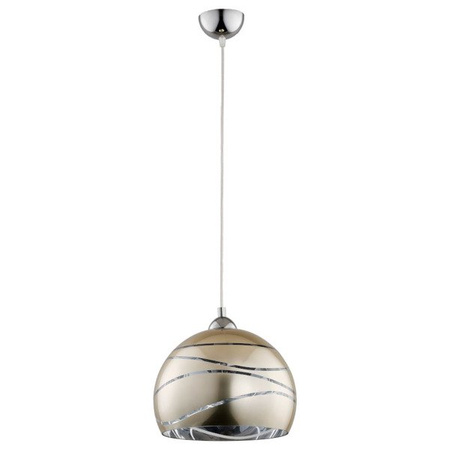 Lampa wisząca ALFA NARVI CHROM 1xE27 30cm | 60424