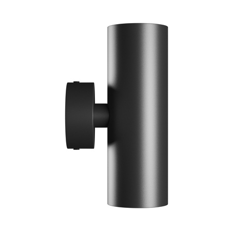 SQUALLA VARIOSA TUBO 2XGU10 KINKIET 230V IP20 55X160X90MM CZARNY OKRĄGŁA