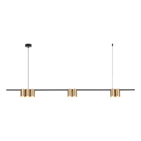 Lampa wisząca (listwa) GENESIS BLACK GOLD 7xGU10