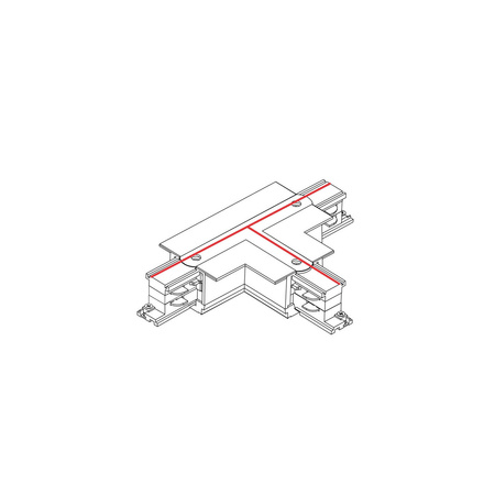 Łącznik T CTLS RECESSED POWER T CONNECTOR LEFT 1 T-L1 8248 lewy czarny