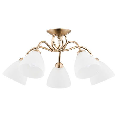 Lampa sufitowa ALFA AMARILLO PATYNOWA 5xE27 61cm | 23755