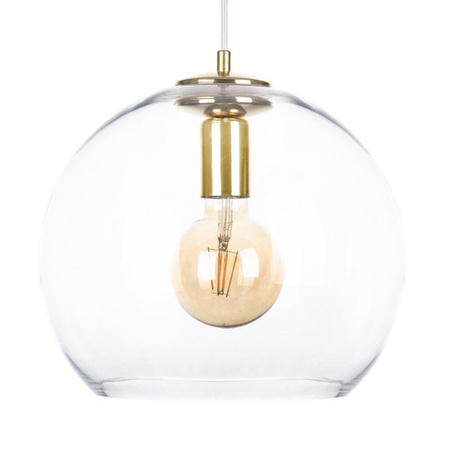 Stylowa lampa wisząca szklana kula NOE GOLD 899