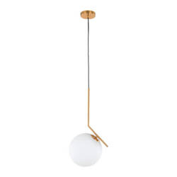 Stylowa lampa wisząca FABIO E27 60W wys. 150cm | złoty
