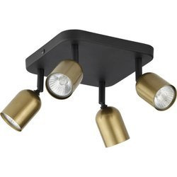 Lampa sufitowa TOP 3307 4xGU10 czarny/złoty 3307