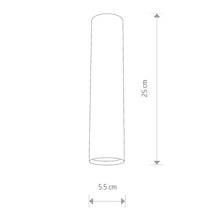 EYE BLACK M SPOT SUFITOWY 24cm 6837