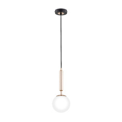 Lampa wisząca ALFA VOLDA PICOLO ZŁOTA 1xE14 15cm | 60924