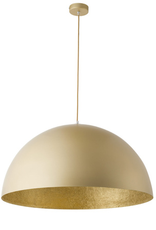 Lampa wisząca do salonu SFERA śr. 35cm E27 60W | złota