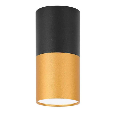 Lampa sufitowa TUBA 2281728, czarno-złota, 1x15W GU10