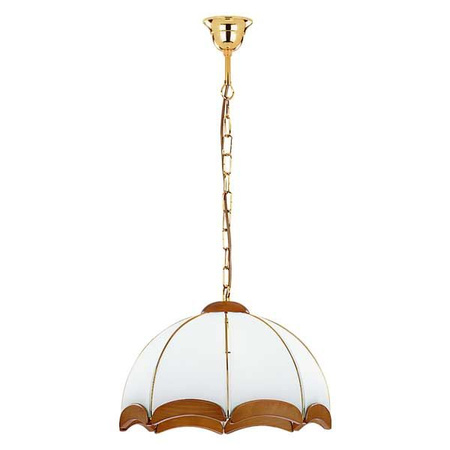 Lampa wisząca ALFA SIKORKA DREWNIANA 1xE27 37cm | 762