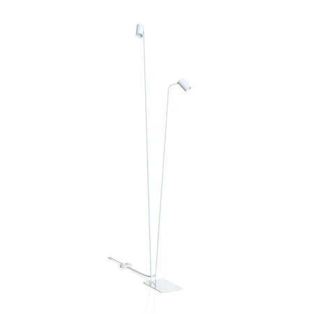 Lampa podłogowa podwójna MONO 120cm 2xGU10 | biały 7705