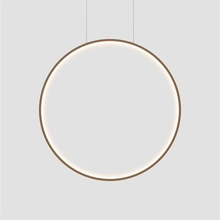Lampa wisząca Mirror czarna LED CCT