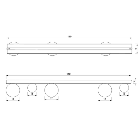 Nowoczesna lampa sufitowa BIBIONE GOLD, MLP8398, złota z białymi kloszami, 5x25W G9