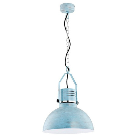 Lampa wisząca zwis MEDINA niebieski/biały śr. 37,5cm