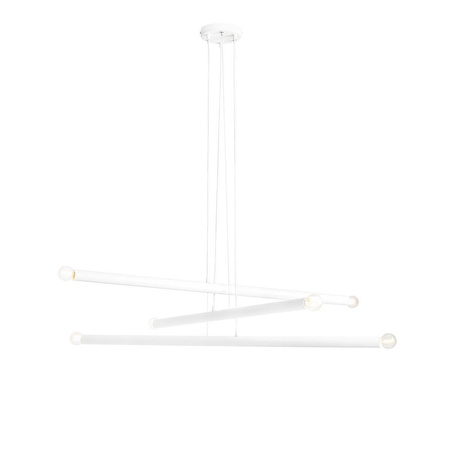 Aldex Lampa wisząca TUBO 6, 1072K, biała, 6x40W E14