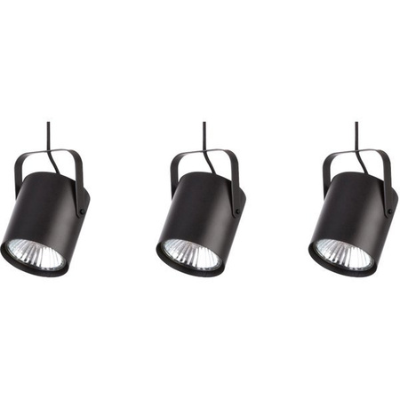Lampa wisząca listwa FLESZ E27 3 ZWIS czarny 31083