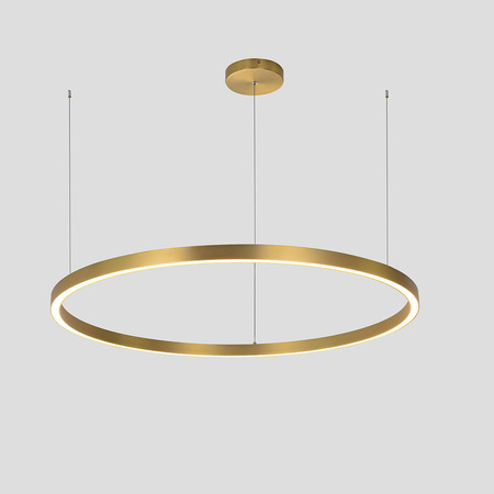 Midway lampa wisząca pierścień mała śr.60 cm 40W | złoty