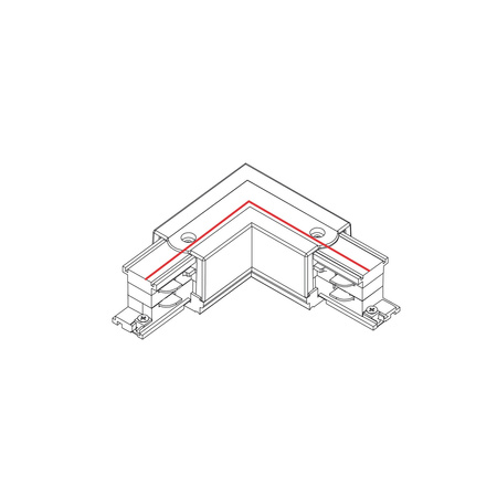 Łącznik kątowy prawy 90 stopni CTLS POWER L CONNECTOR RIGHT WHITE (L-R) 8227