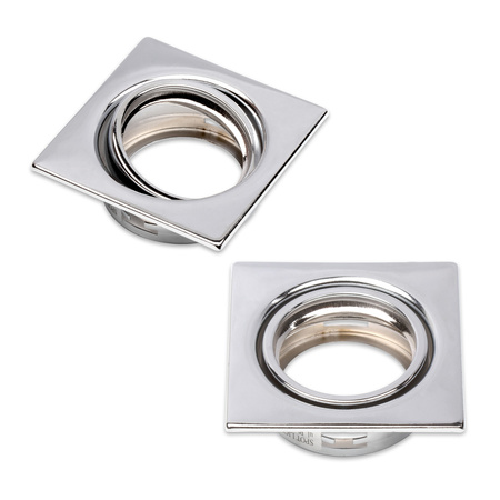 Cristaldream Zestaw Downlightów 3xGU10 Max.50W Chrom Metal 23050328